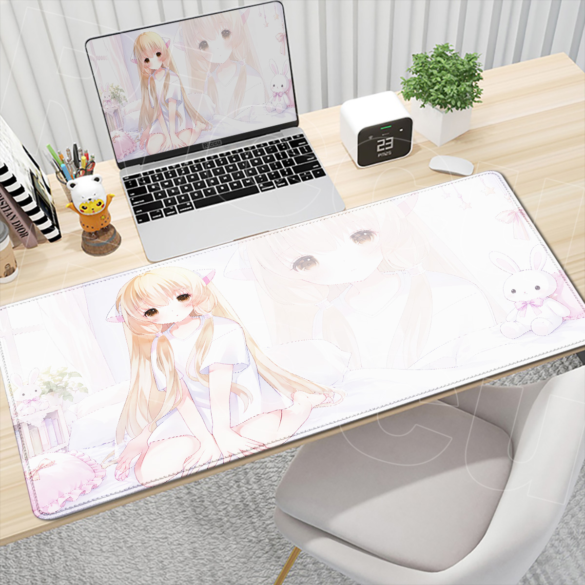 Gaming Accessories Girly - لوحة ماوس كاواي جيرل تشوبتس تشي