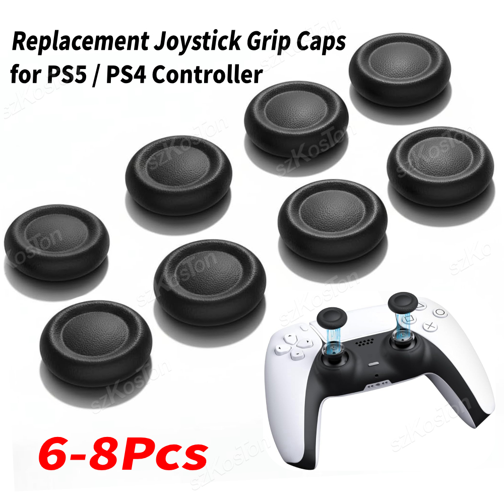 Gaming Zone Accessories - 6-8 قطعة قبعات عصا التحكم البديلة