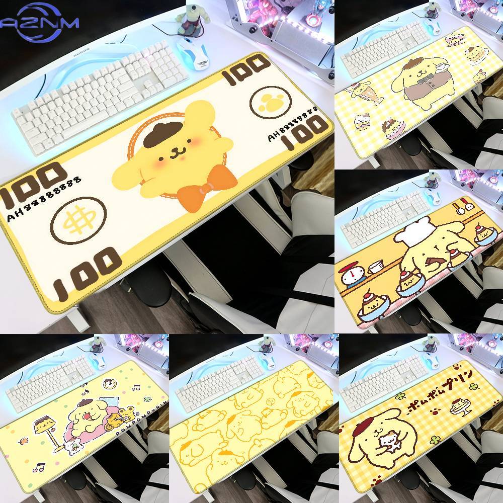 Gaming Accessories For Table - وسادة فأرة لطيفة بتصميم P-Pompompurin، مصنوعة