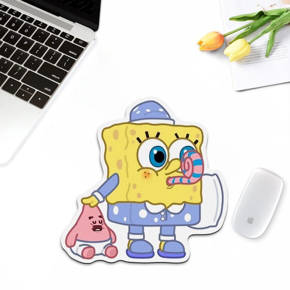 Gaming Accessories Girly - لوحة ماوس لطيفة على شكل سبونج