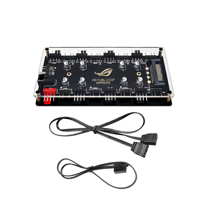 Rgb Hub Sync - موزع مراوح ARGB PWM بـ 8