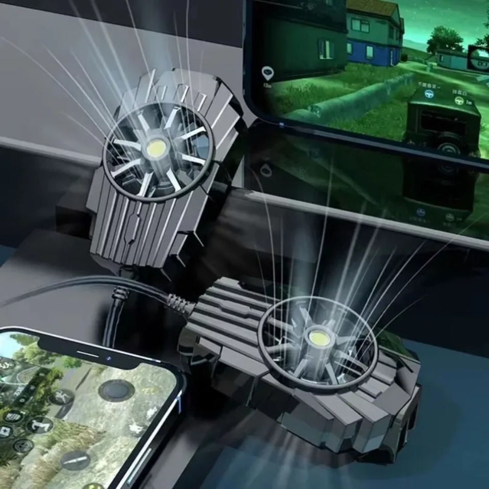 Gaming Accessories For Your Phone - مبرد هواء محمول صغير للهواتف مع