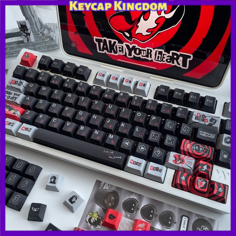 Joker Gaming Accessories - أغطية مفاتيح أنيمي P5R/P3R ماكوتو يوكي