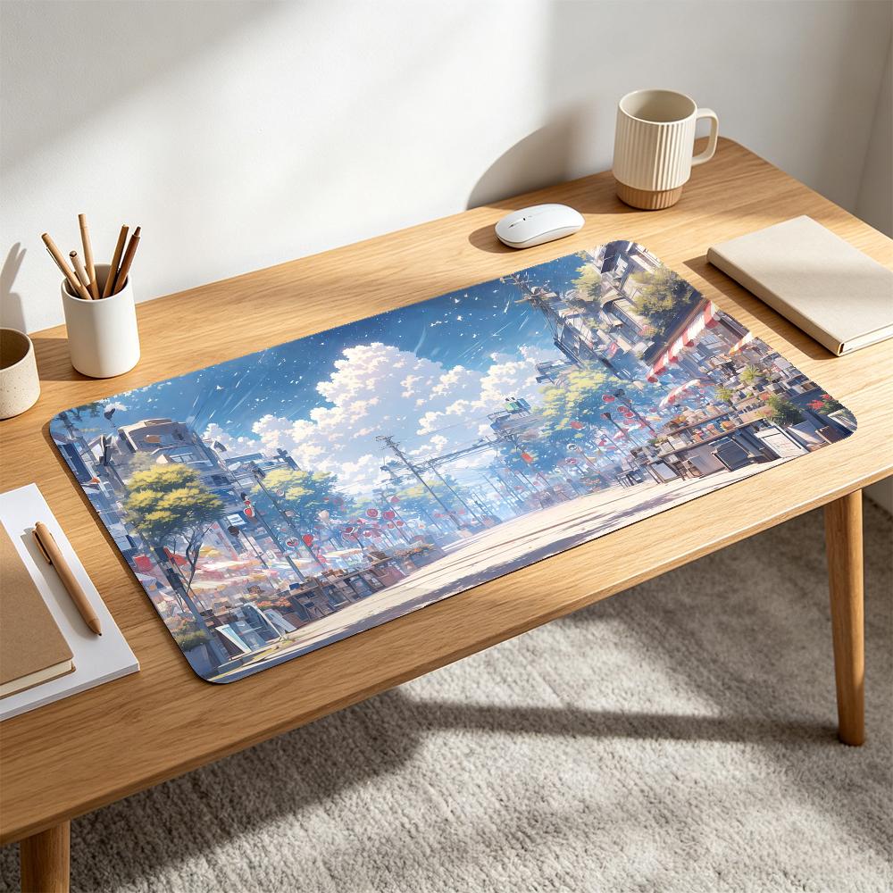 سجادة فأرة كبيرة بتصميم مشهد ح - مراجعة Gaming Accessories Market وسعره