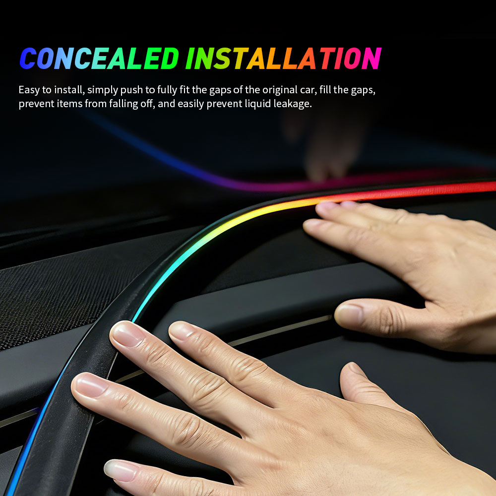 شريط إضاءة LED RGB مخفي للزجاج - مراجعة Rgb Hub Sync وسعره