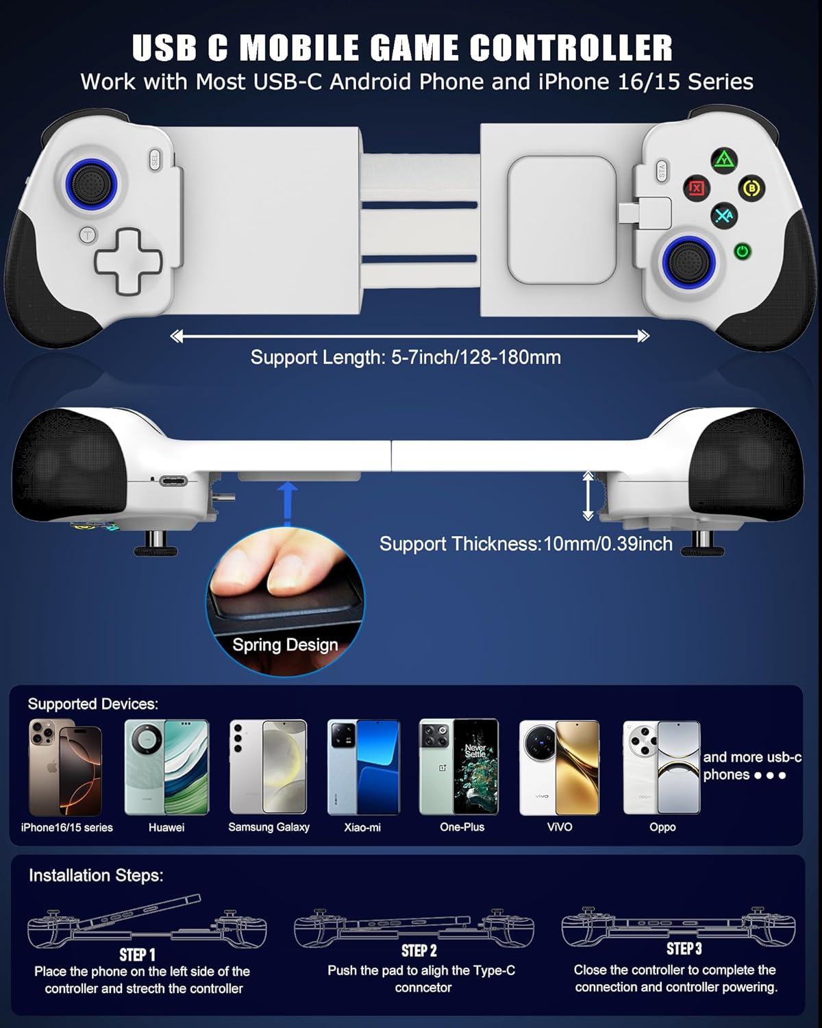 وحدة تحكم ألعاب سلكية قابلة لل - مراجعة Gaming Accessories For Android وسعره