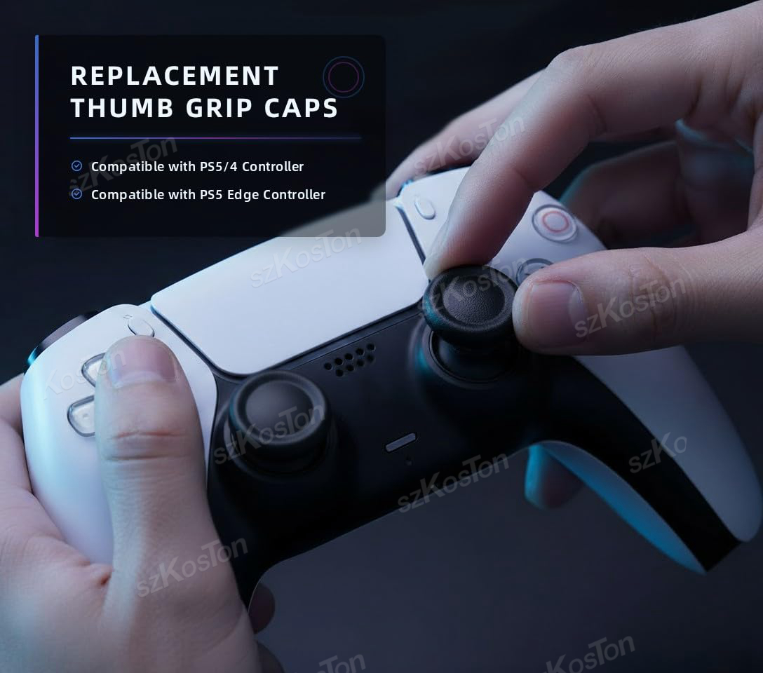 6-8 قطعة قبعات عصا التحكم البد - مراجعة Gaming Zone Accessories وسعره