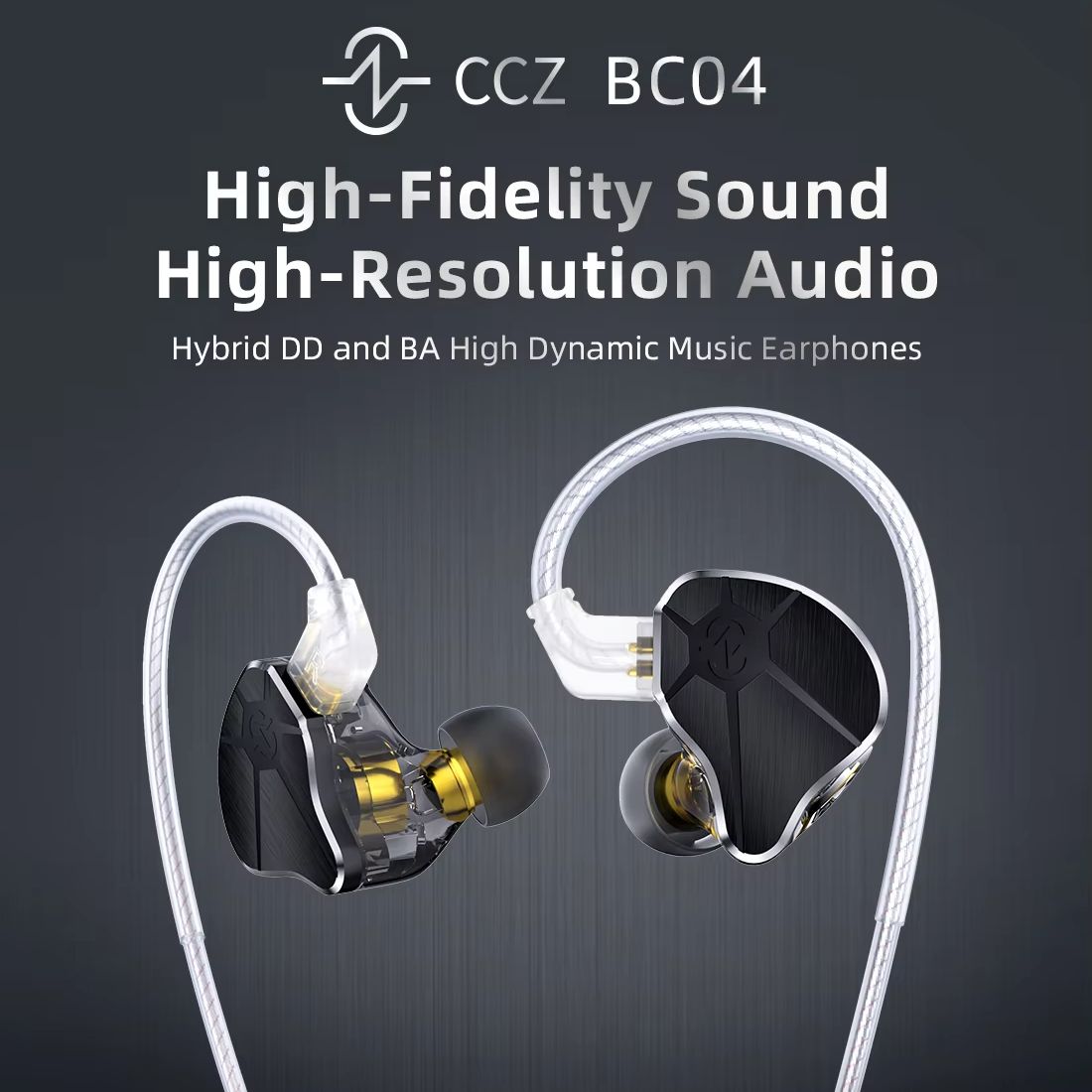 سماعات أذن هجينة CCZ BC04 1DD+ - مراجعة Gaming Accessories Monitor وسعره