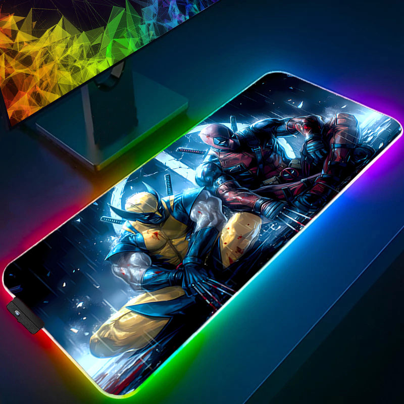 لوحة ماوس LED للألعاب بإضاءة خ - مراجعة Gaming Zone Accessories وسعره