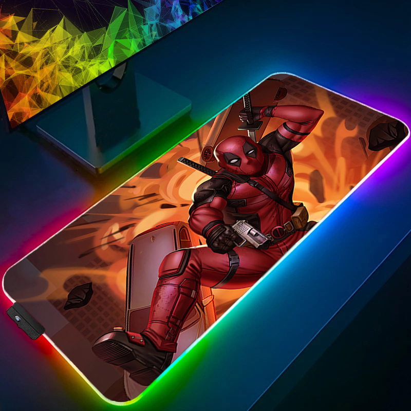 لوحة ماوس LED للألعاب بإضاءة خ - مراجعة Gaming Zone Accessories وسعره