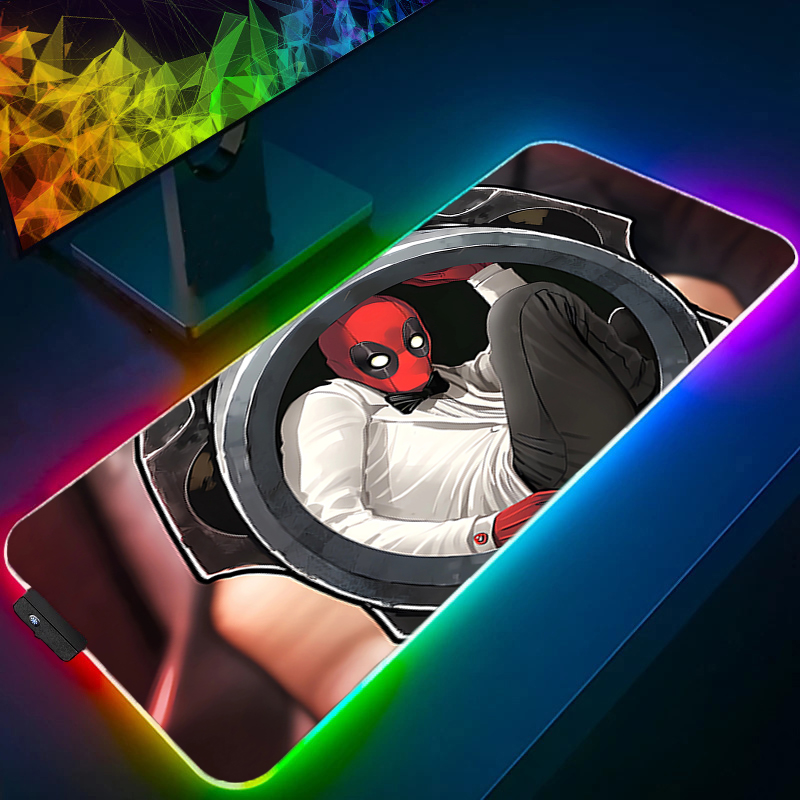 لوحة ماوس LED للألعاب بإضاءة خ - مراجعة Gaming Zone Accessories وسعره