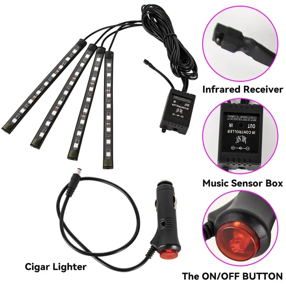 نيون LED RGB سيارة Underglow أ - مراجعة Rgb Hub Sync وسعره