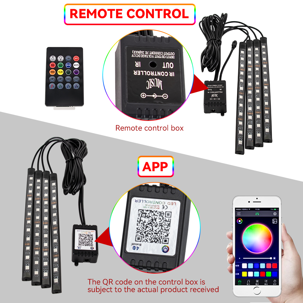 RGB LED دراجة نارية جو القدم م - مراجعة Rgb Hub Sync وسعره