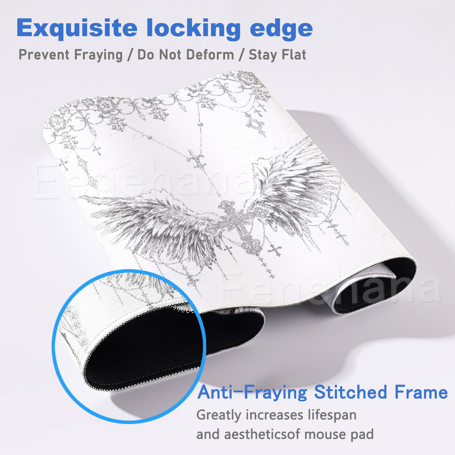 لوحة ماوس كبيرة بتصميم ملاك أس - مراجعة Gaming Accessories Girly وسعره