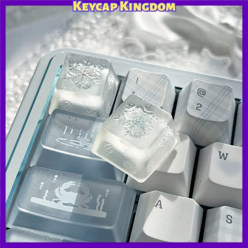 أغطية مفاتيح مخصصة بتصميم ندفة - مراجعة Gaming Accessories Dropshipping وسعره