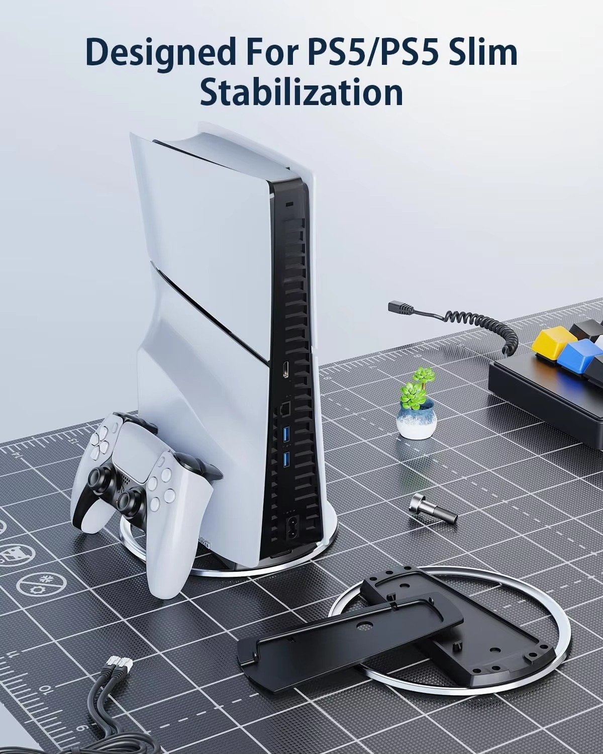 حامل وحدة تحكم بحامل معدني جدي - مراجعة Gaming Zone Accessories وسعره