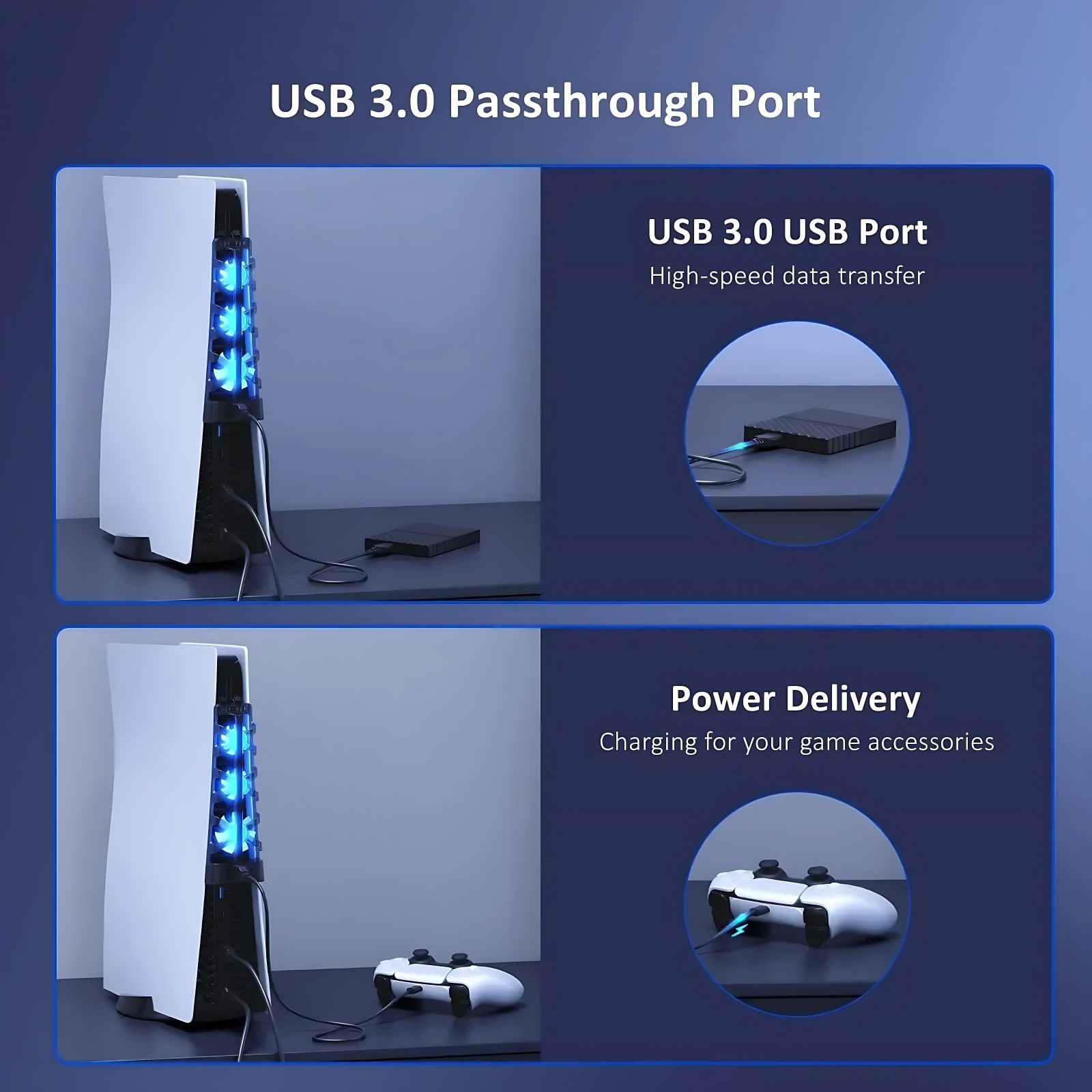 مروحة تبريد مع إضاءة LED لجهاز - مراجعة Gaming Zone Accessories وسعره