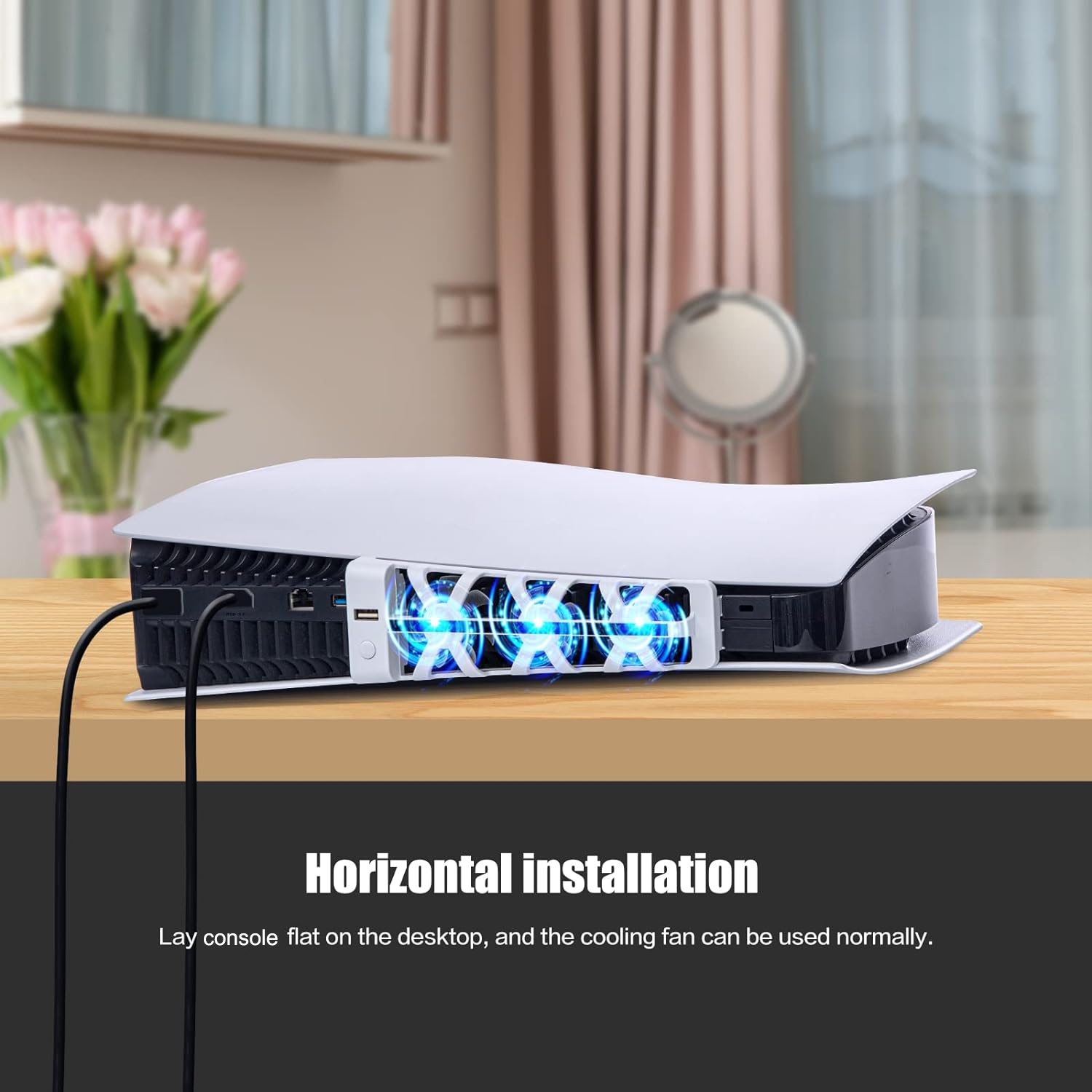 مروحة تبريد صامتة لجهاز PS5 مع - مراجعة Gaming Zone Accessories وسعره