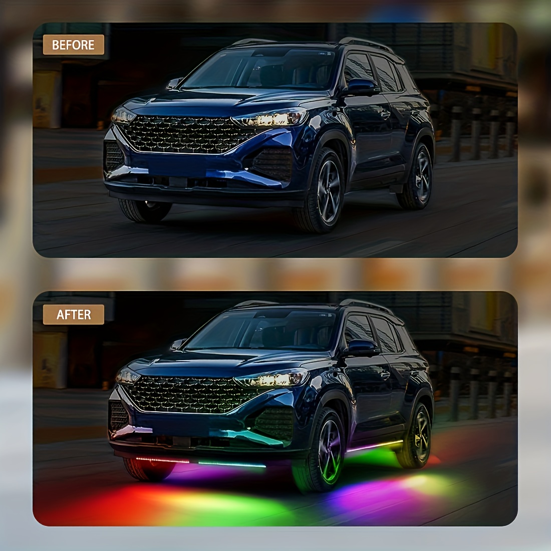 RGB مرنة سيارة Underglow شرائط - مراجعة Rgb Hub Sync وسعره